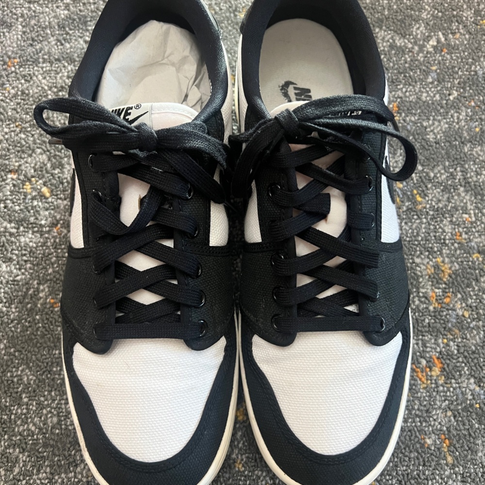 Nike - Men's Air Jordan 1 KO Low - Black White - 10.5